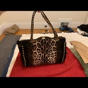 Valentino leopard print faux bag. Brand new